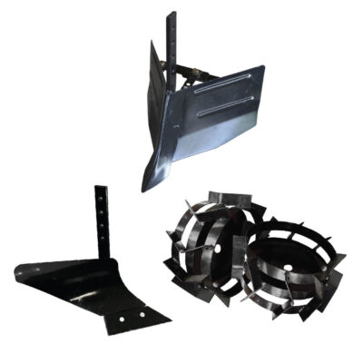 Pachet Accesorii Plug Arat + Plug Bilonat + Roti Metalice 4.00-8 (tija Scurta,fara Tub Hexagonal)