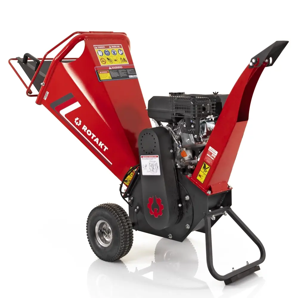 Tocator de crengi, ROTAKT ROTC-7H, Motor 7CP, Capacitate Maximă Tocare Lemn 5m3 _ora, Diametru Maxim de Tocare Lemn 100mm