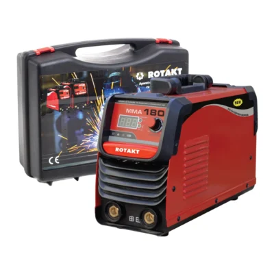 Aparat de tip invertor pentru sudura MMA, ROTAKT MMA 180 cu valiza