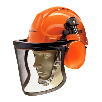 Casca de protectie cu antifoane si viziera RO1504112