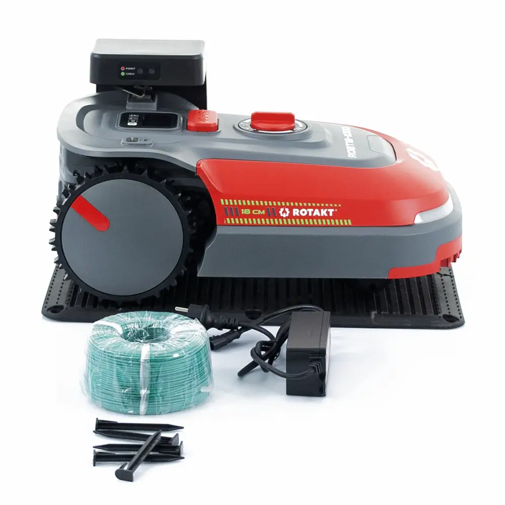 Robot pentru gazon Rotakt Photon ROBT18-1000, 1000mp, Bluetooth, WiFi, Baterie 4Ah, Timp de lucru 180min - imagine 4