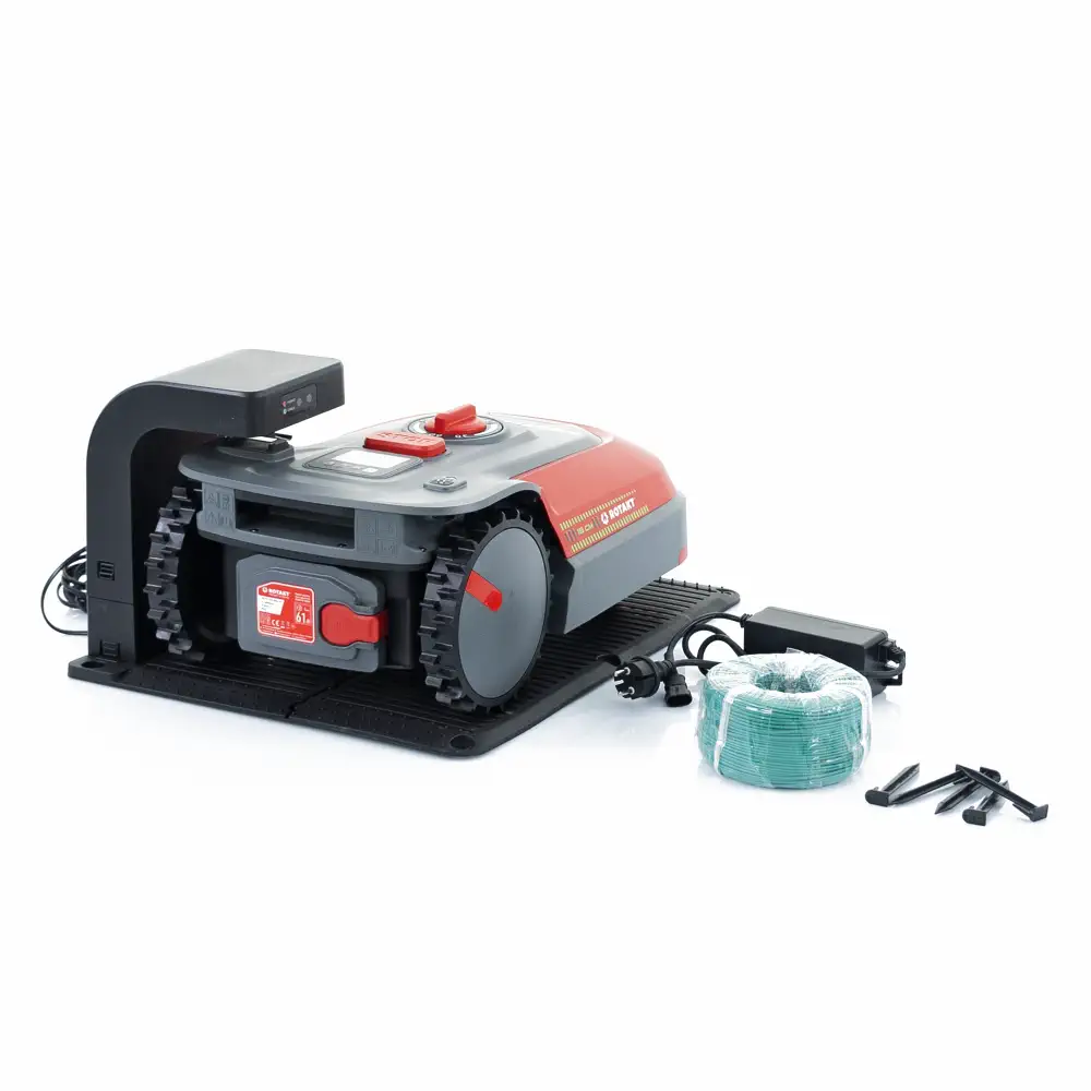 Robot pentru gazon Rotakt Photon ROBT18-1000, 1000mp, Bluetooth, WiFi, Baterie 4Ah, Timp de lucru 180min - imagine 5