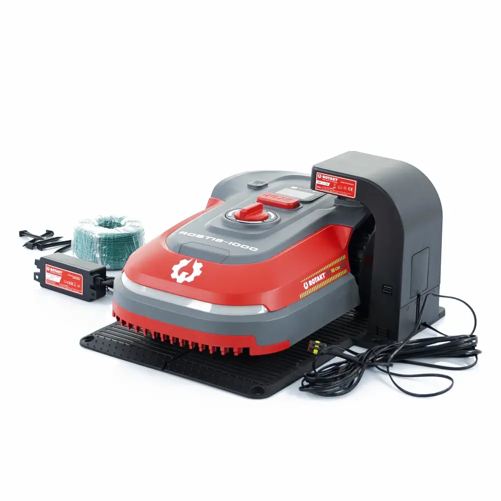 Robot pentru gazon Rotakt Photon ROBT18-1000, 1000mp, Bluetooth, WiFi, Baterie 4Ah, Timp de lucru 180min - imagine 9
