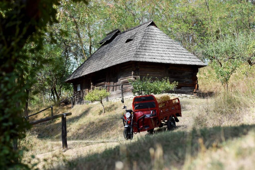 triciclu electric cu remorcă Rotakt