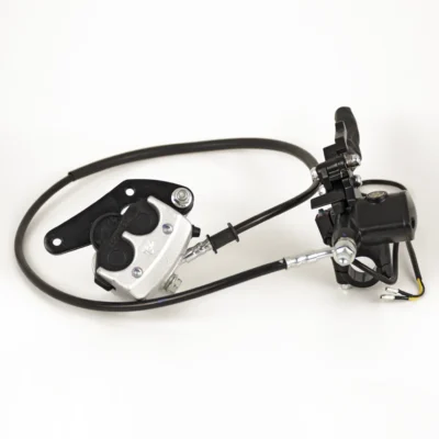 Sistem hidraulic de franare pentru triciclul electric Guliver