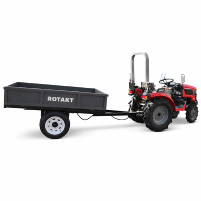 Remorca agricola Rotakt 1T pentru tractor cu basculare hidraulica,dimensiune bena 200x106cm
