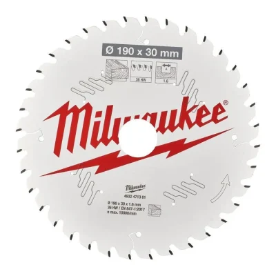 Milwaukee 4932471301 PANZA CIRCULAR PT. LEMN CSB P W 190x30x1.6×36 ATB