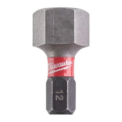 Milwaukee 4932430900 BIT SHOCKWAVE HEX12x25MM-2BUC