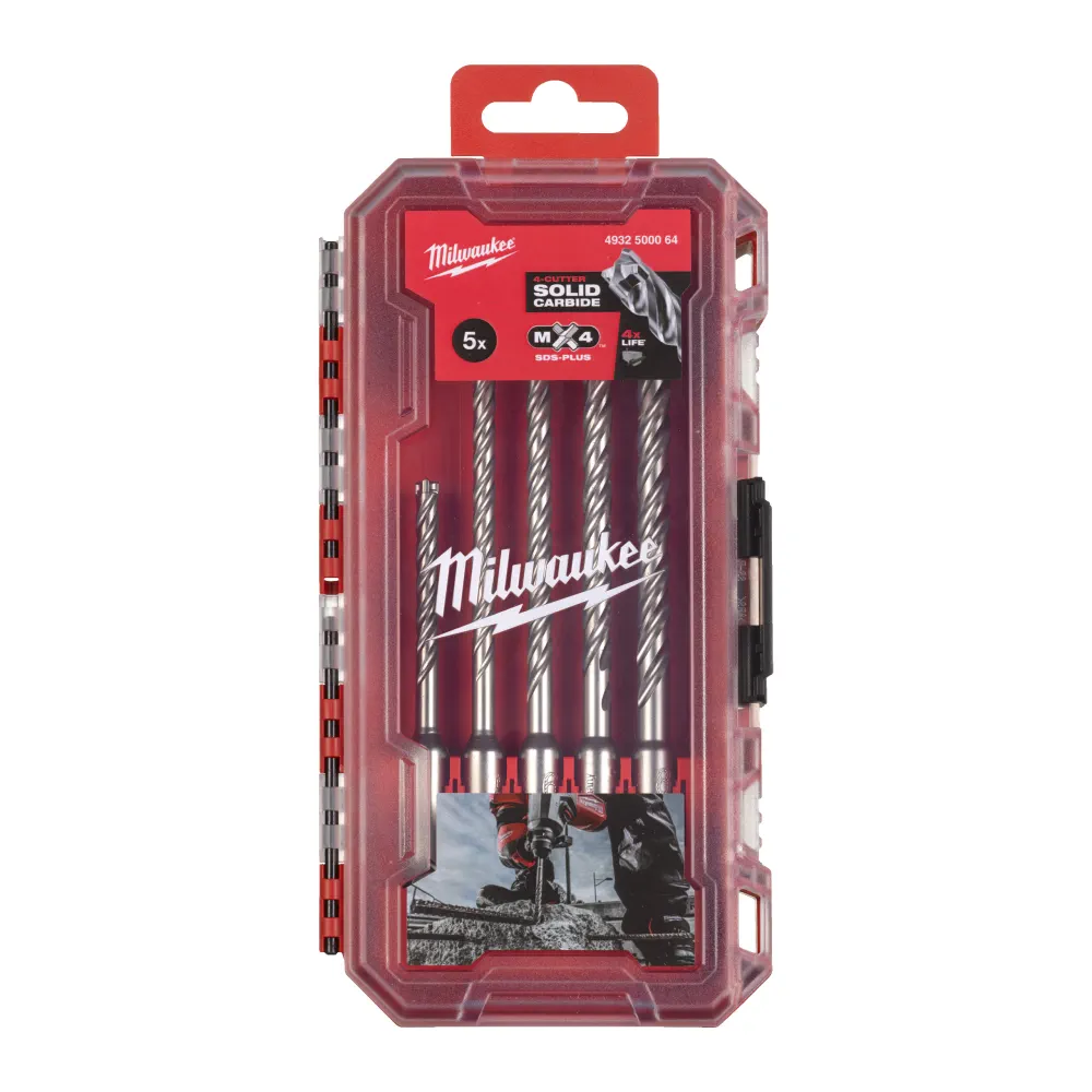 Milwaukee 4932500064 SDS + MX4 SET 2