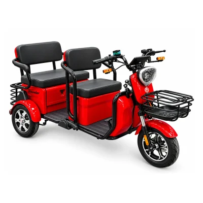 Triciclu Electric Rotakt Traveler Autonomie pana la 47Km, Viteză Maximă 25km/h, Putere 1200W, Acumulatori 72V/20Ah,  Fără Permis